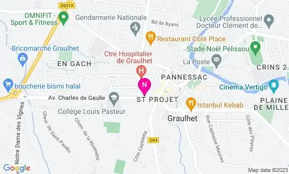 Localisation Mtre Lacazedieu Frédéric