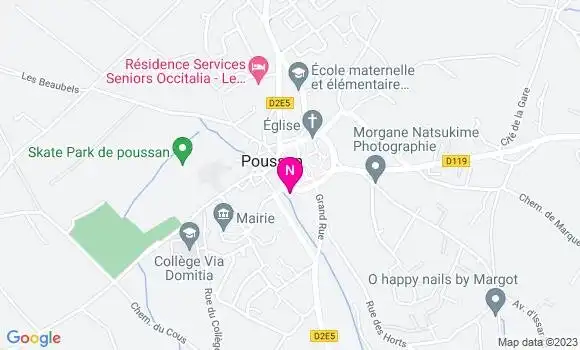 Localisation Mtre Roussel Sophie