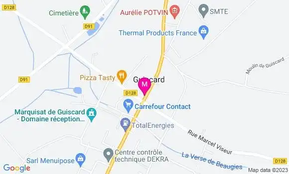 Localisation Mtre Lestrade Frédéric