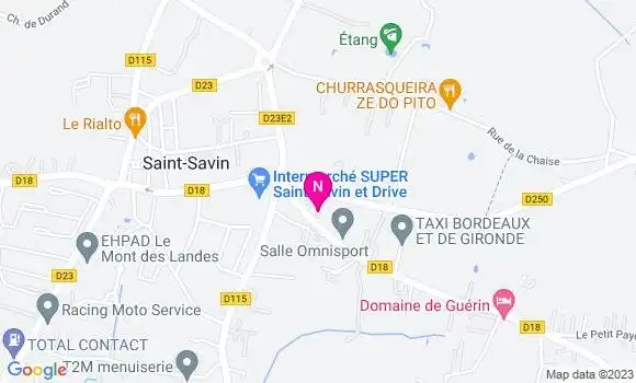 Localisation Mtre Santos Mauvezin Caroline