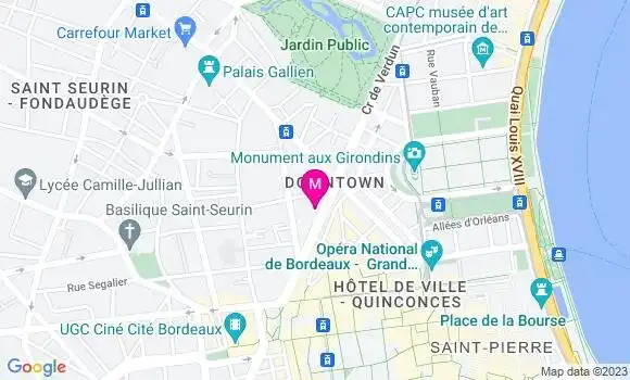 Localisation Mtre David Bertrand
