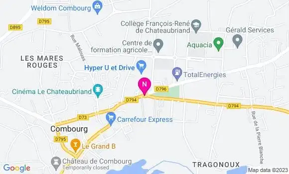 Localisation Mtre Lacourt Charles
