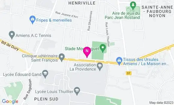 Localisation Mtre Rousselle Nathalie