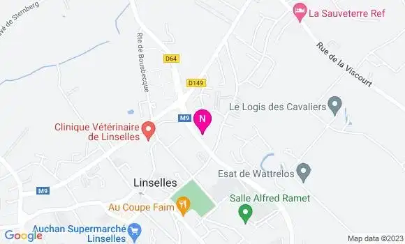 Localisation Mtre Prouvost Lionel