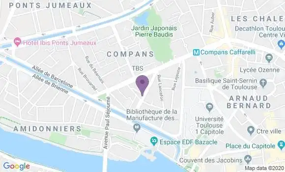 Localisation Mtre Grandjean Eric