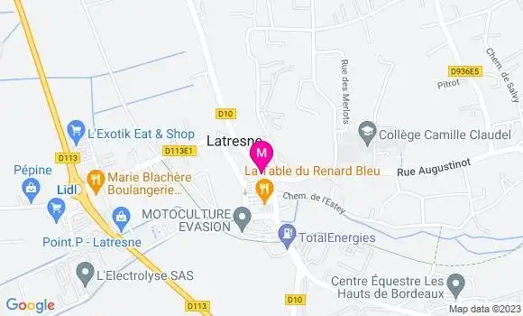 Localisation Mtre Lapique Benoît