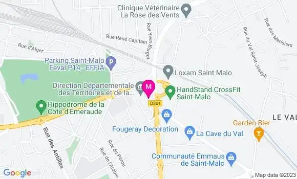 Localisation Mtre Yven Sophie