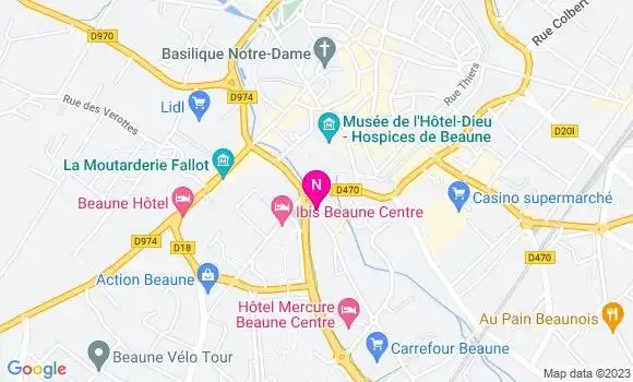 Localisation Mtre Lavoillotte Lucie