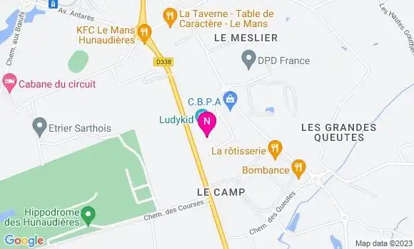 Localisation Mtre Chorin Sébastien