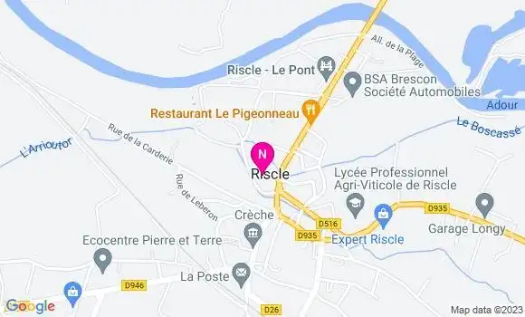 Localisation Mtre Guenard Sylvain