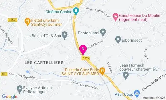 Localisation Mtre Caruana Christel