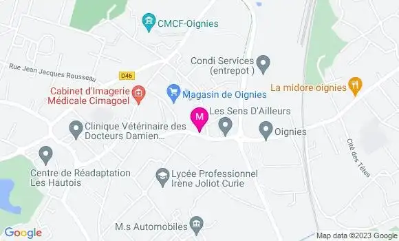 Localisation Mtre Gruson Benjamin