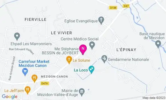 Localisation Mtre Joffroy Dominique