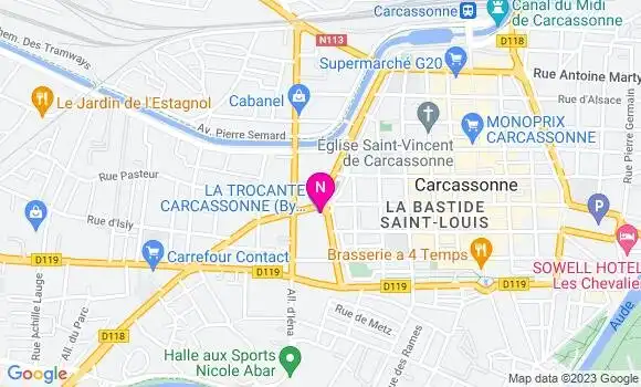Localisation Mtre Vignon Michel