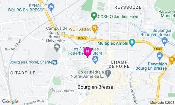 Localisation Mtre Mathieu Jean Michel