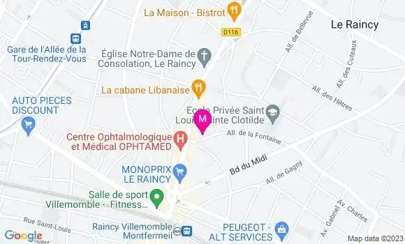 Localisation Mtre Lemaire Adrien
