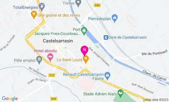 Localisation Mtre Dorbes Dussouchaut Vanessa