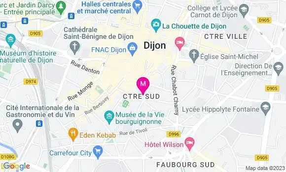 Localisation Mtre Goguey Sophie