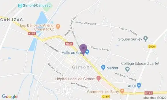 Localisation Mtre Vidal Alandete Nathalie