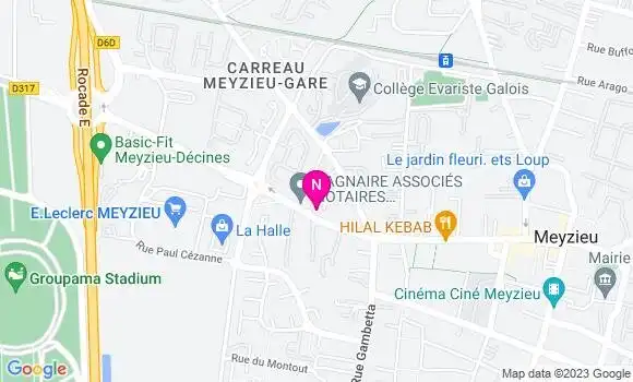 Localisation Mtre Gagnaire Charles