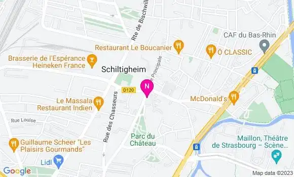Localisation Mtre Riegel Claudine