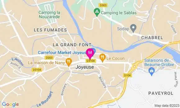 Localisation Mtre Puel Joseph