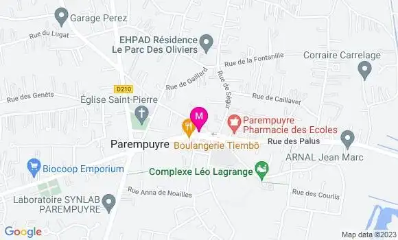 Localisation Mtre Craighero Karine