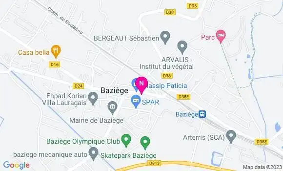 Localisation Mtre Cassabel Arsaguet Marie Sophie
