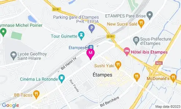 Localisation Mtre Pinel Mangin Marie Eve