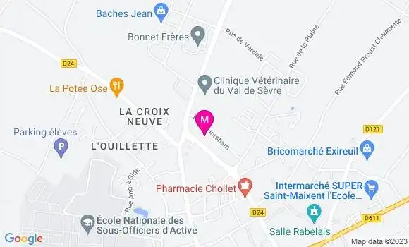 Localisation Mtre Mounier Erwan