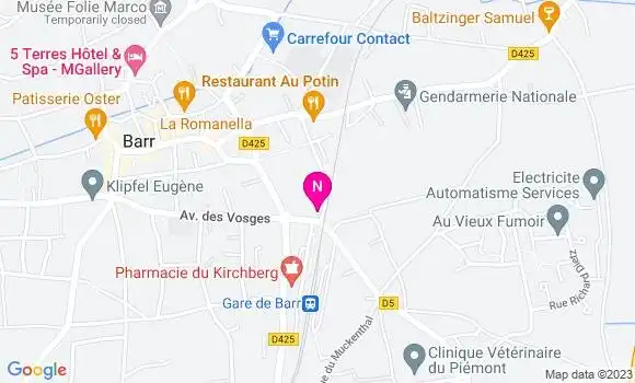Localisation Mtre Polifke Philippe