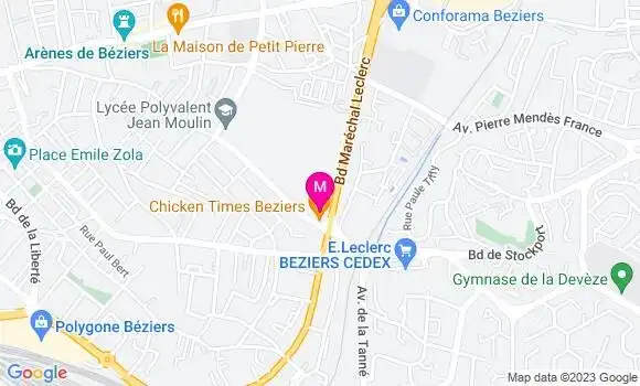 Localisation Mtre Fulcrand Benjamin