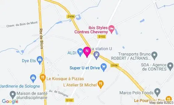 Localisation Mtre Norguet Alexis