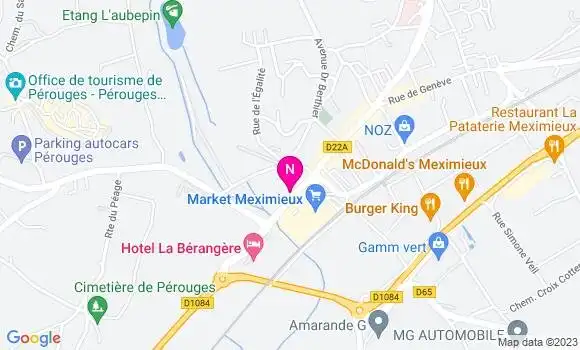Localisation Mtre Piot Christine