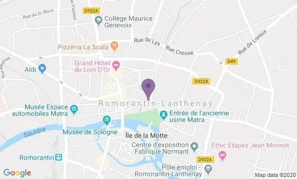 Localisation Mtre Monchausse Magali