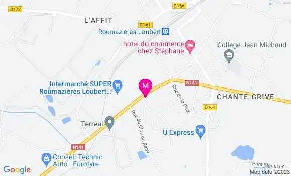 Localisation Mtre Lalieve Sandrine