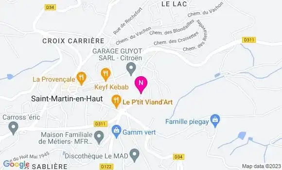 Localisation Mtre Fouchérand Gilles