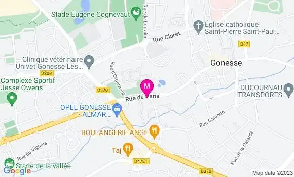 Localisation Mtre Bruguet Fanny
