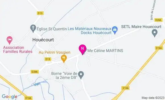 Localisation Mtre Martins Céline