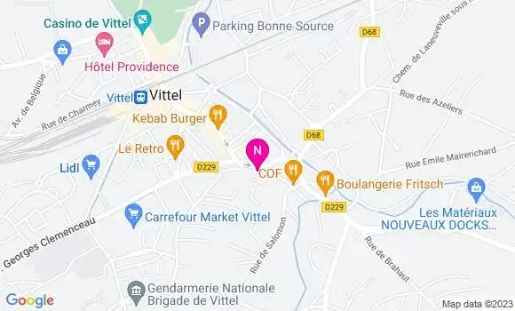 Localisation Mtre Balancy Bazelaire Pascale