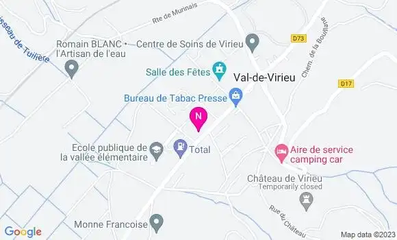 Localisation Mtre Bernerd Pauline