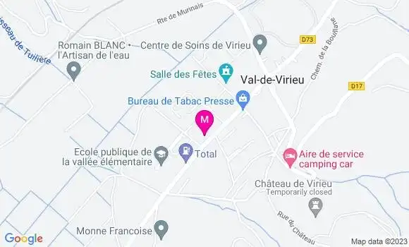 Localisation Mtre Martin Caroline