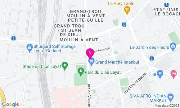 Localisation Mtre Michoud Olivier