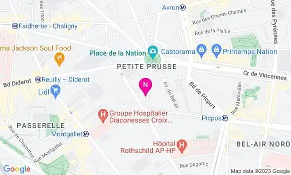 Localisation Mtre Grisel Elodie