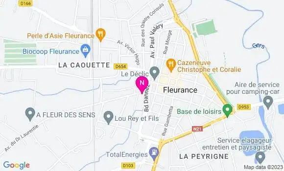 Localisation Mtre Simeon Flavien