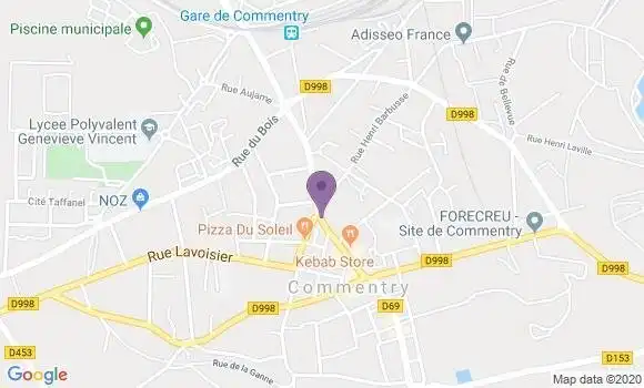 Localisation Mtre Bonhomme Eric