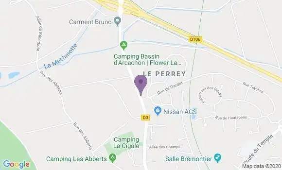 Localisation Mtre Carment Bruno