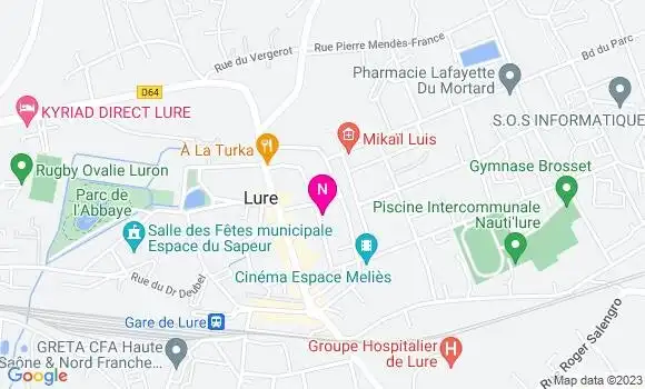 Localisation Mtre Rolland Paul Antoine