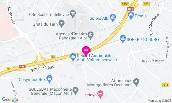 Localisation Mtre Lannes Philippe