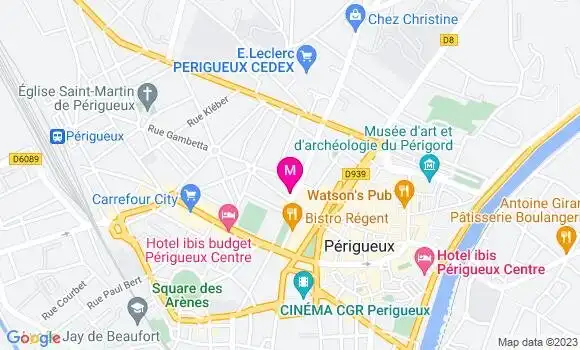 Localisation Mtre Borie Nelly